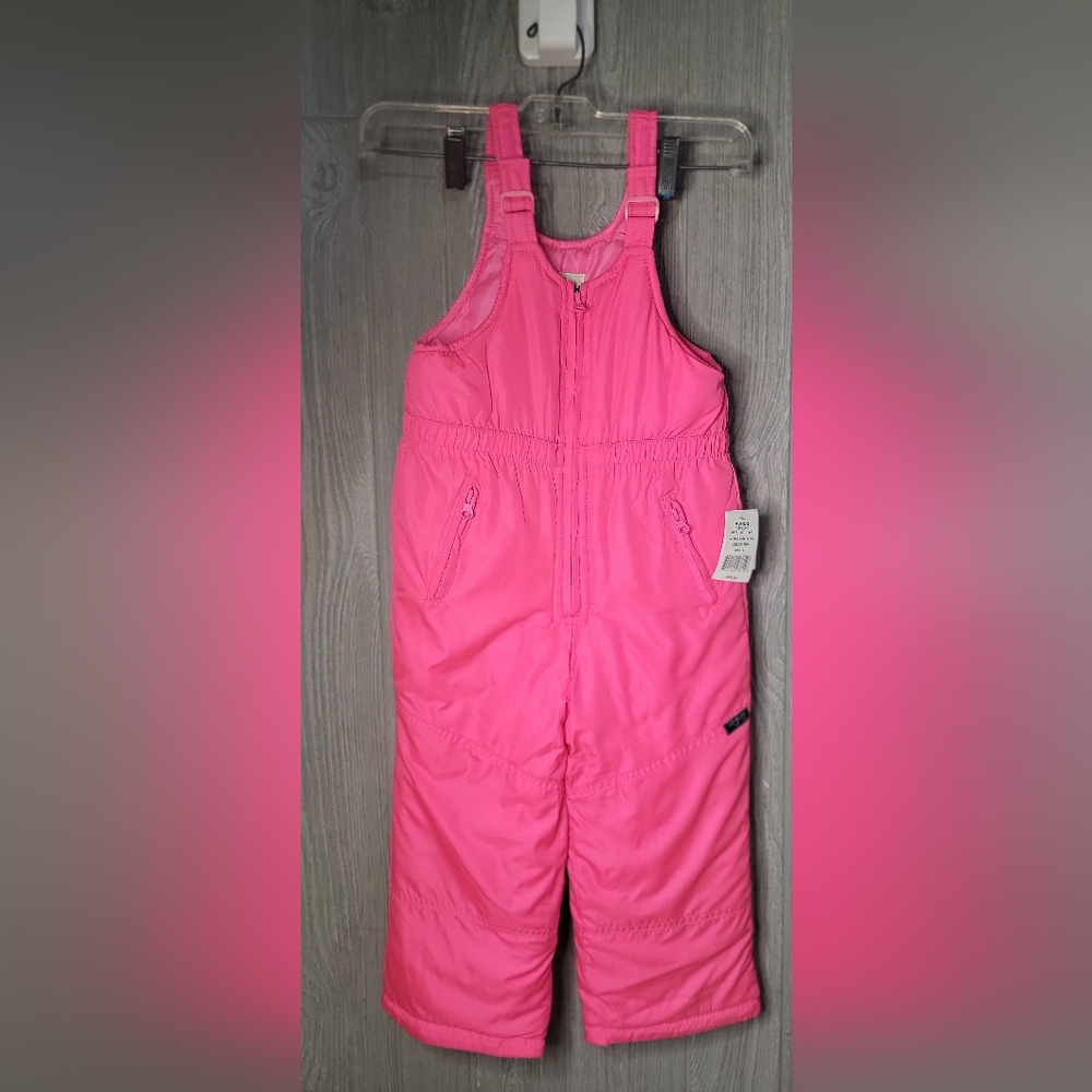 NWT OshKosh B’gosh Girls toddler  Snow Suit Bib Overalls 4T